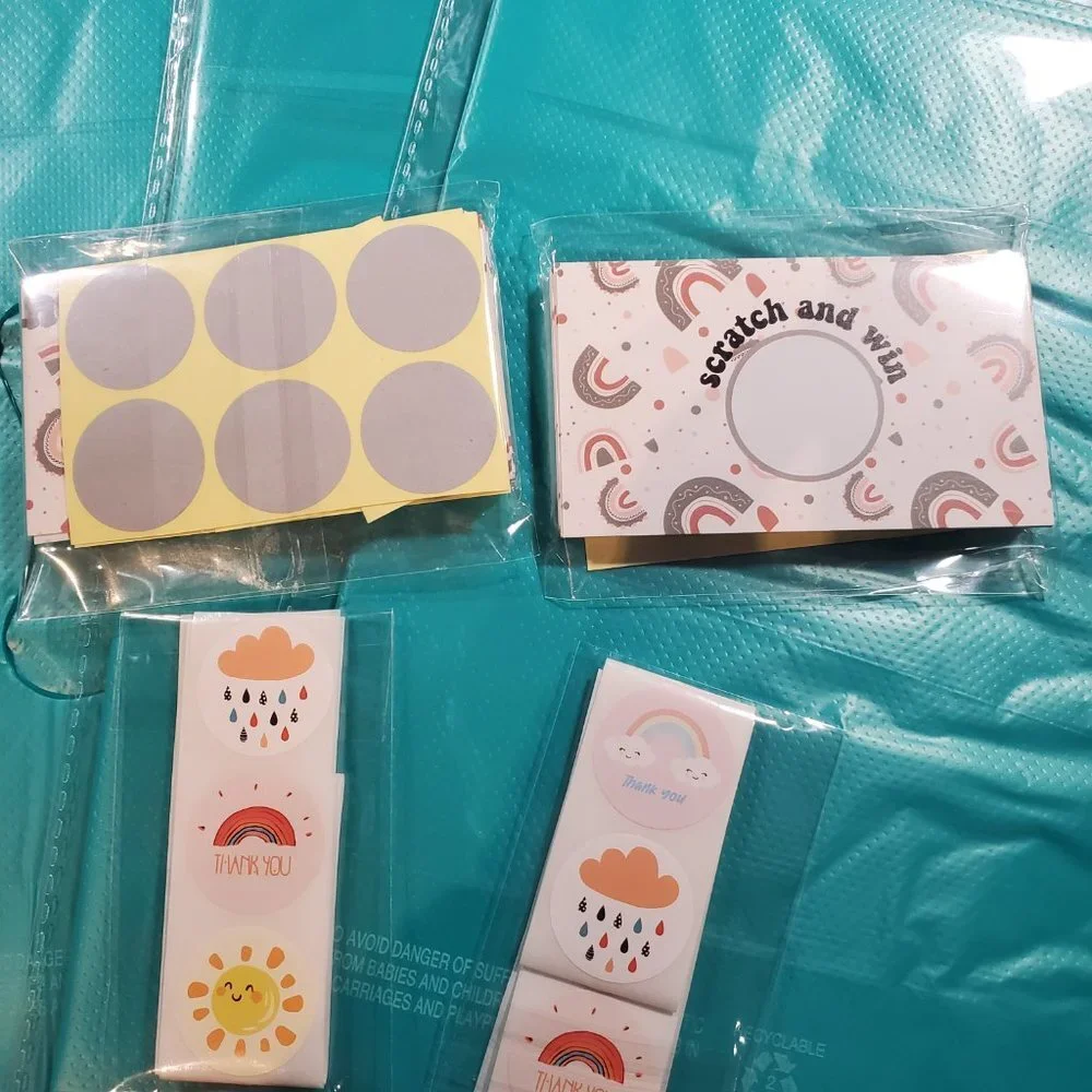 Baby Boy / Unisex Baby Shower-Party-Birthday Bundle - Goodie Bags, Scratch & Win